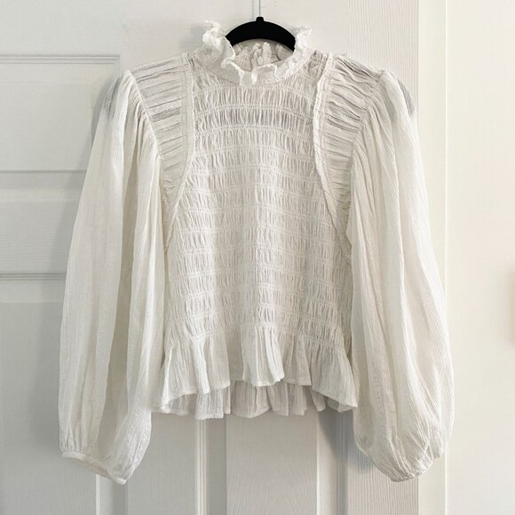 Isabel Marant Etoile "Idris" Top in White, size 38. Fits like a fitted size smal - Picture 13 of 14